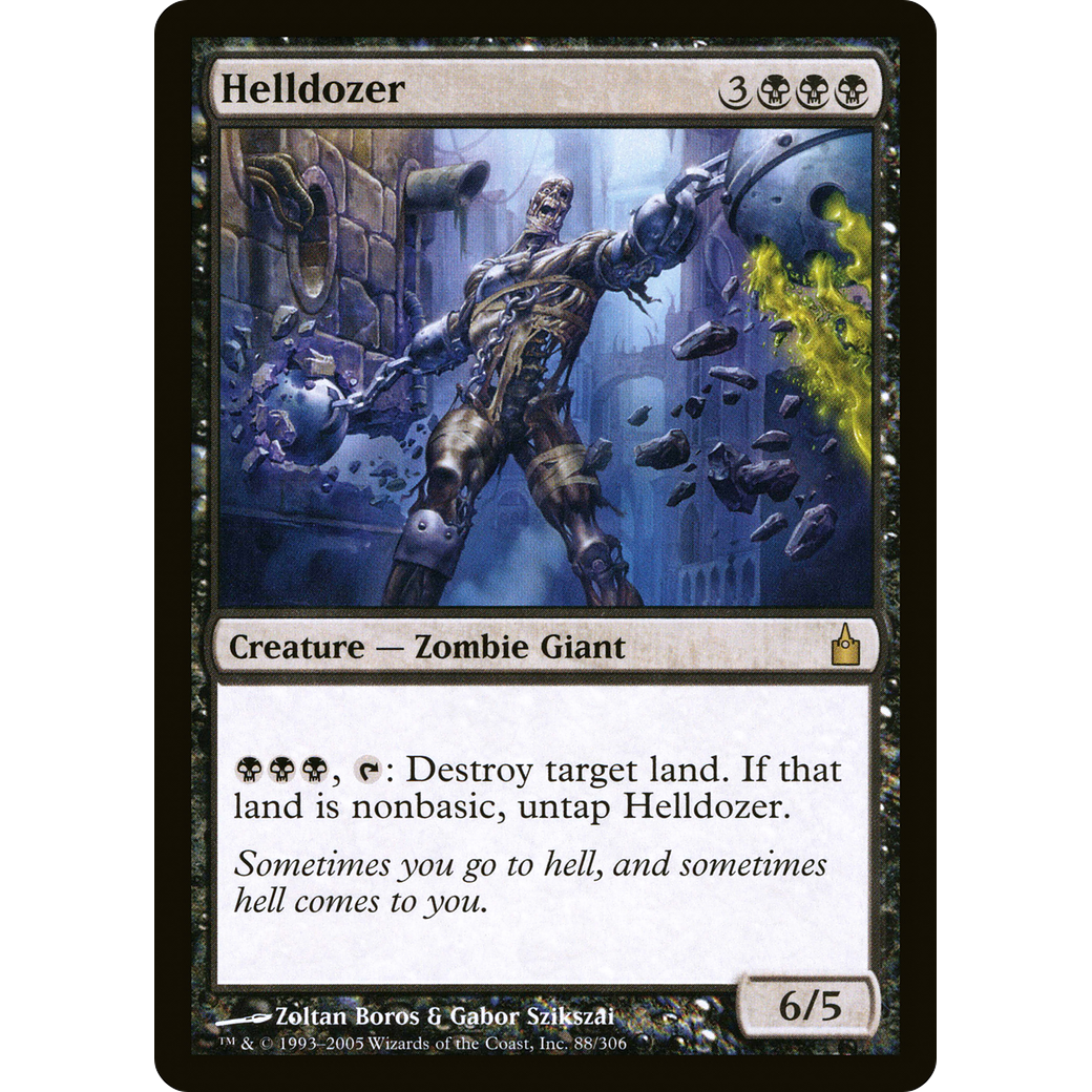Helldozer (RAV-088) - Ravnica: City of Guilds