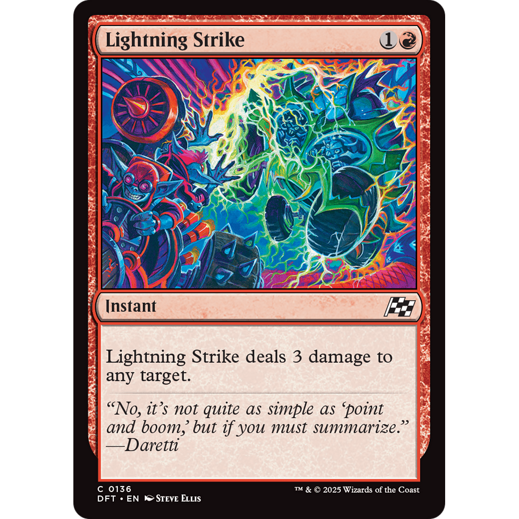 Lightning Strike (DFT-136) - Aetherdrift Foil