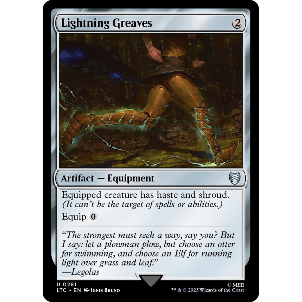 Lightning Greaves (LTC-281) - Tales of Middle-earth Commander