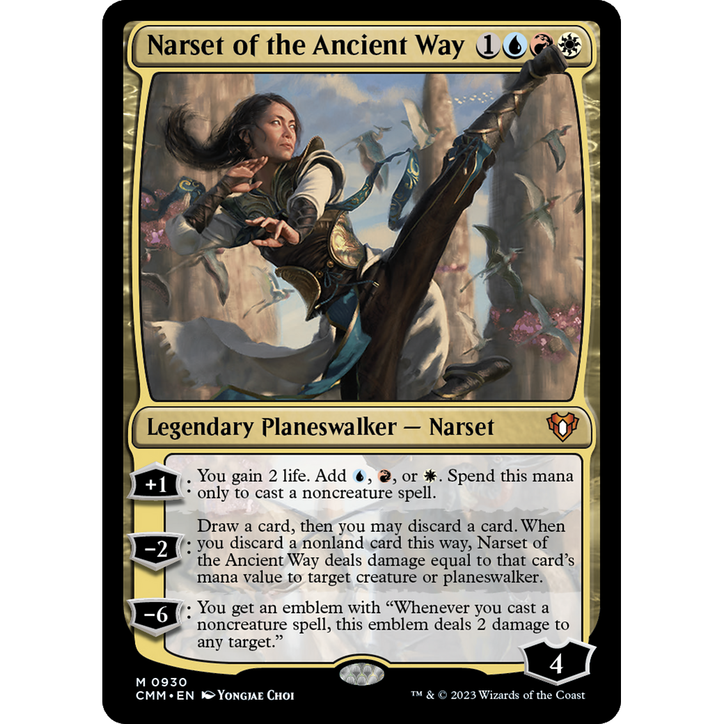 Narset of the Ancient Way (CMM-930) - Commander Masters