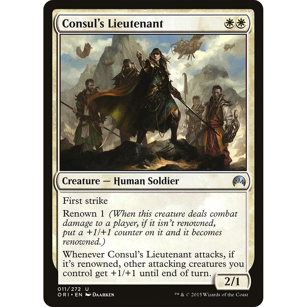 Consul's Lieutenant (ORI-011) - Magic Origins Foil
