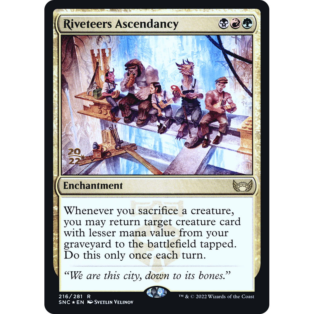Riveteers Ascendancy (PRE-216) - Streets of New Capenna Promos Foil