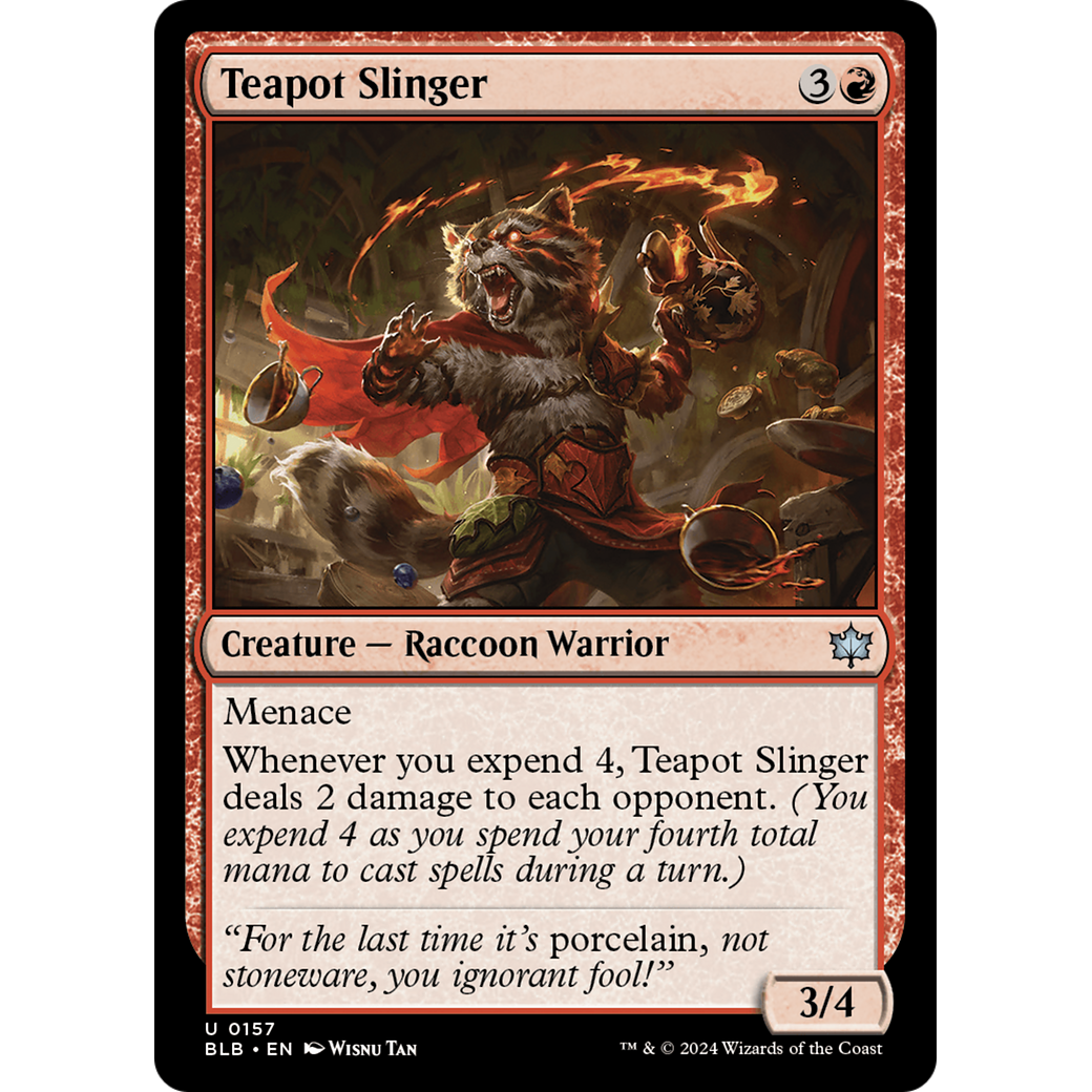 Teapot Slinger (BLB-157) - Bloomburrow Foil
