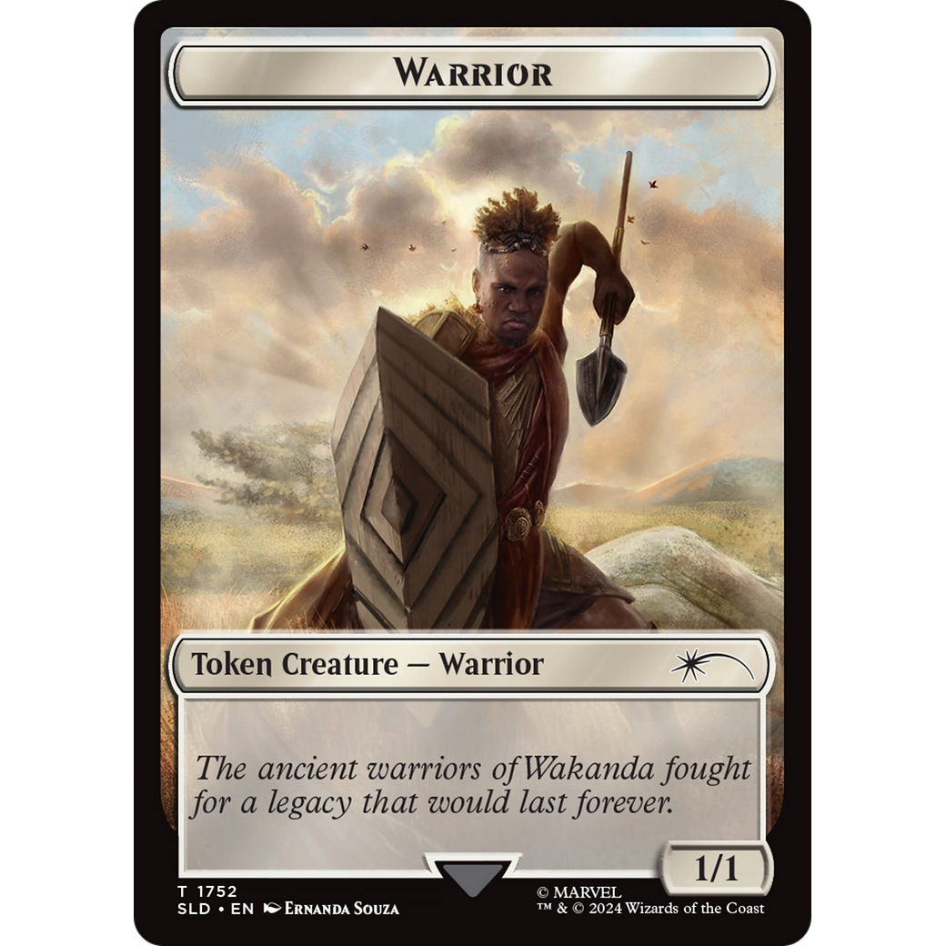 Warrior Token (SLD-1752) - Secret Lair Drop