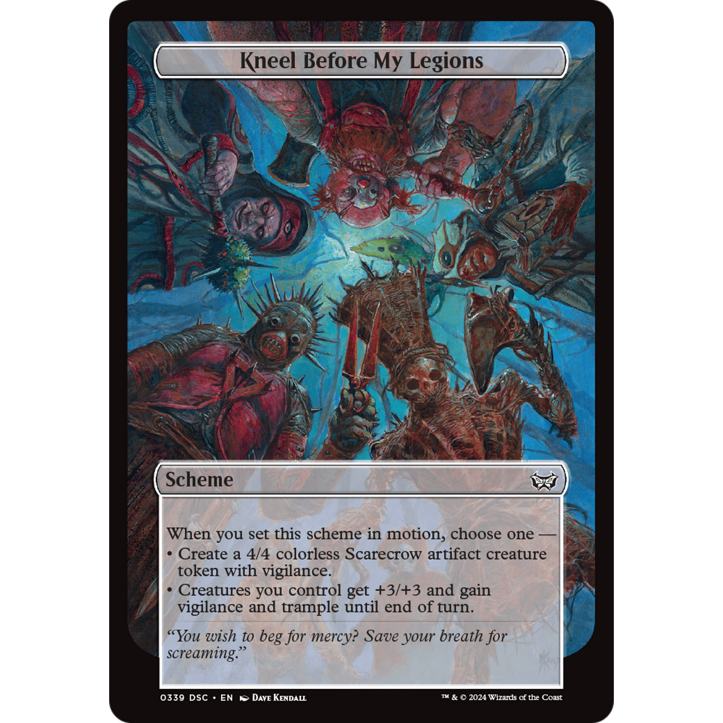 Kneel Before My Legions (A:DSC-339) - Duskmourn: House of Horror Commander