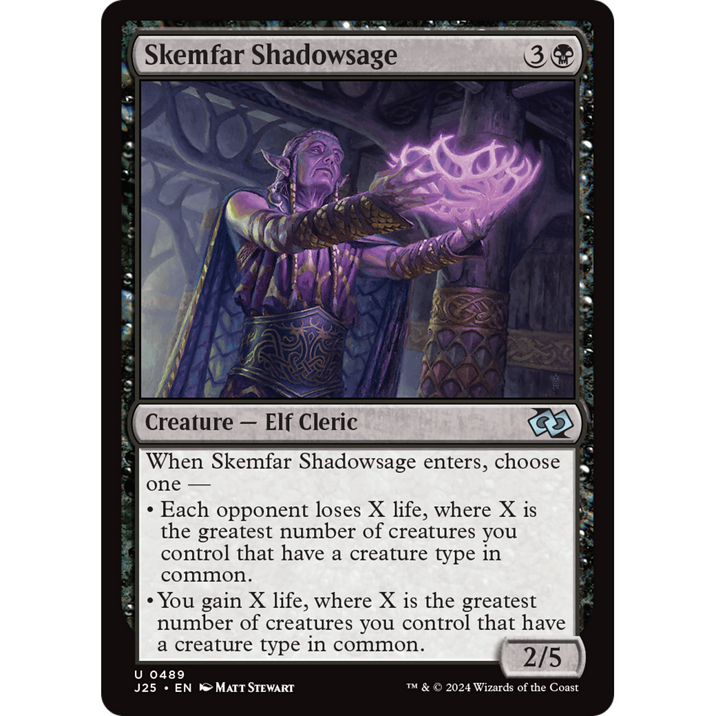 Skemfar Shadowsage (J25-489) - Foundations Jumpstart