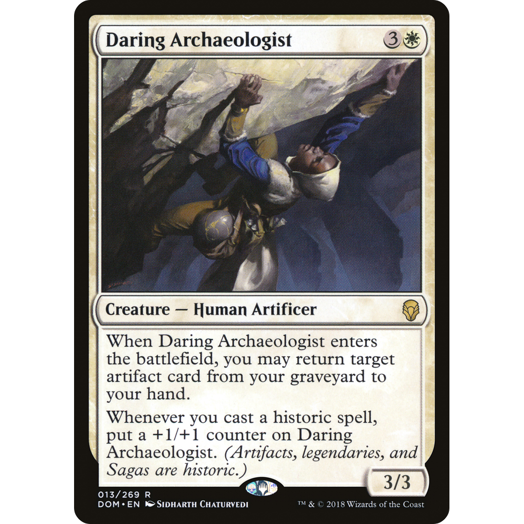 Daring Archaeologist (DOM-013) - Dominaria Foil
