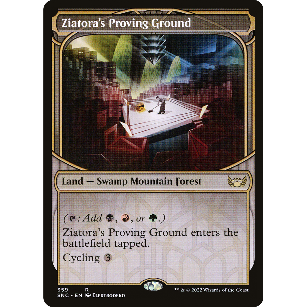 Ziatora's Proving Ground (Showcase) (SNC-359) - Streets of New Capenna: (Showcase)