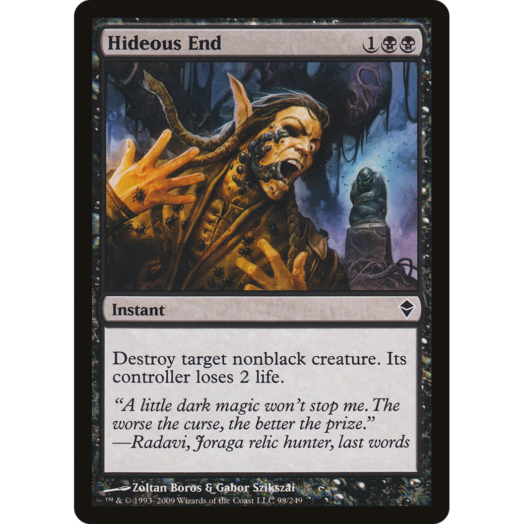 Hideous End (ZEN-098) - Zendikar Foil