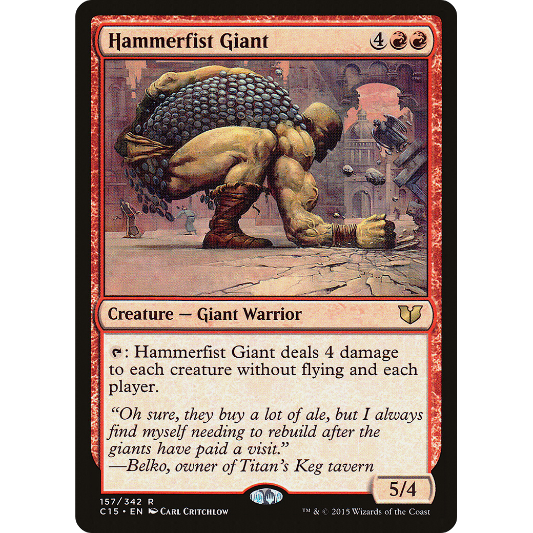 Hammerfist Giant (C15-157) - Commander 2015