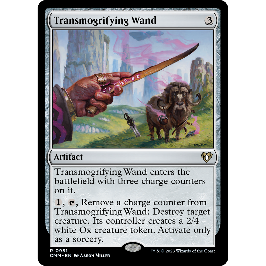 Transmogrifying Wand (CMM-981) - Commander Masters