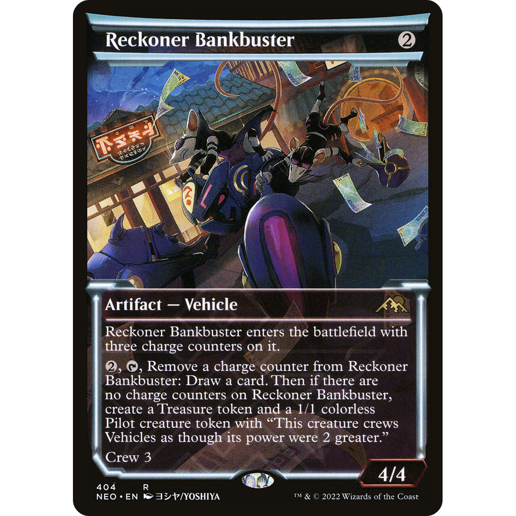 Reckoner Bankbuster (NEO-404) - Kamigawa: Neon Dynasty: (Showcase)