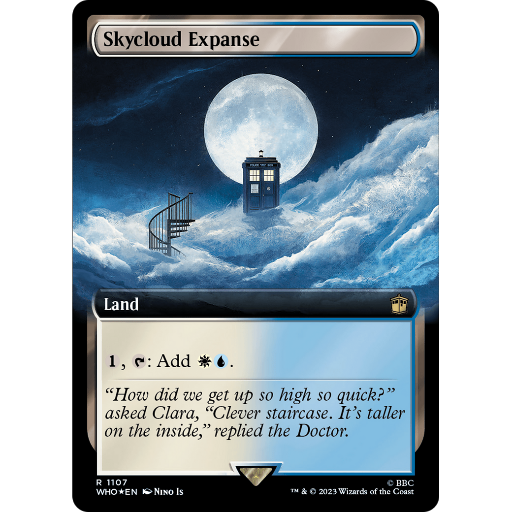 Skycloud Expanse (Extended Art) (Surge Foil) (WHO-1107) - Doctor Who: (Extended Art) Foil