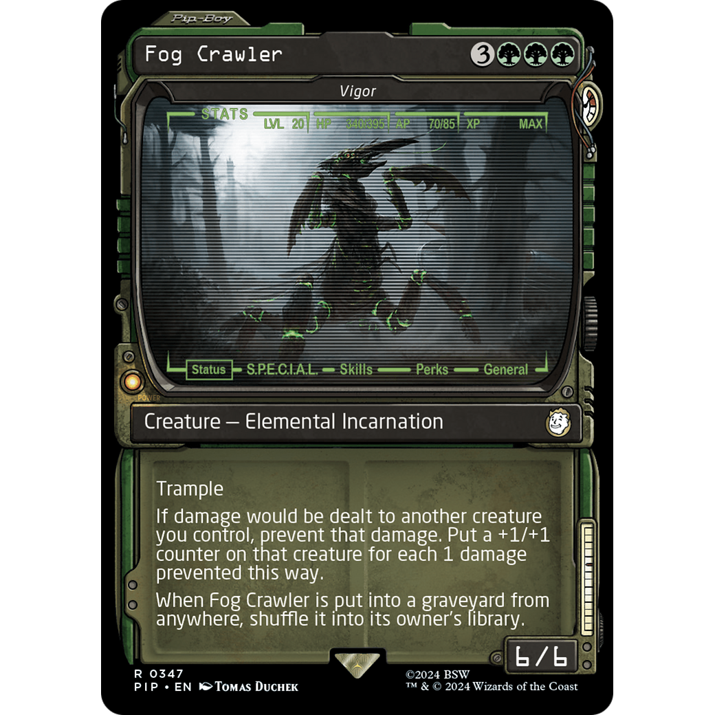 Vigor (PIP-347) - Fallout / Fog Crawler: (Showcase) Foil