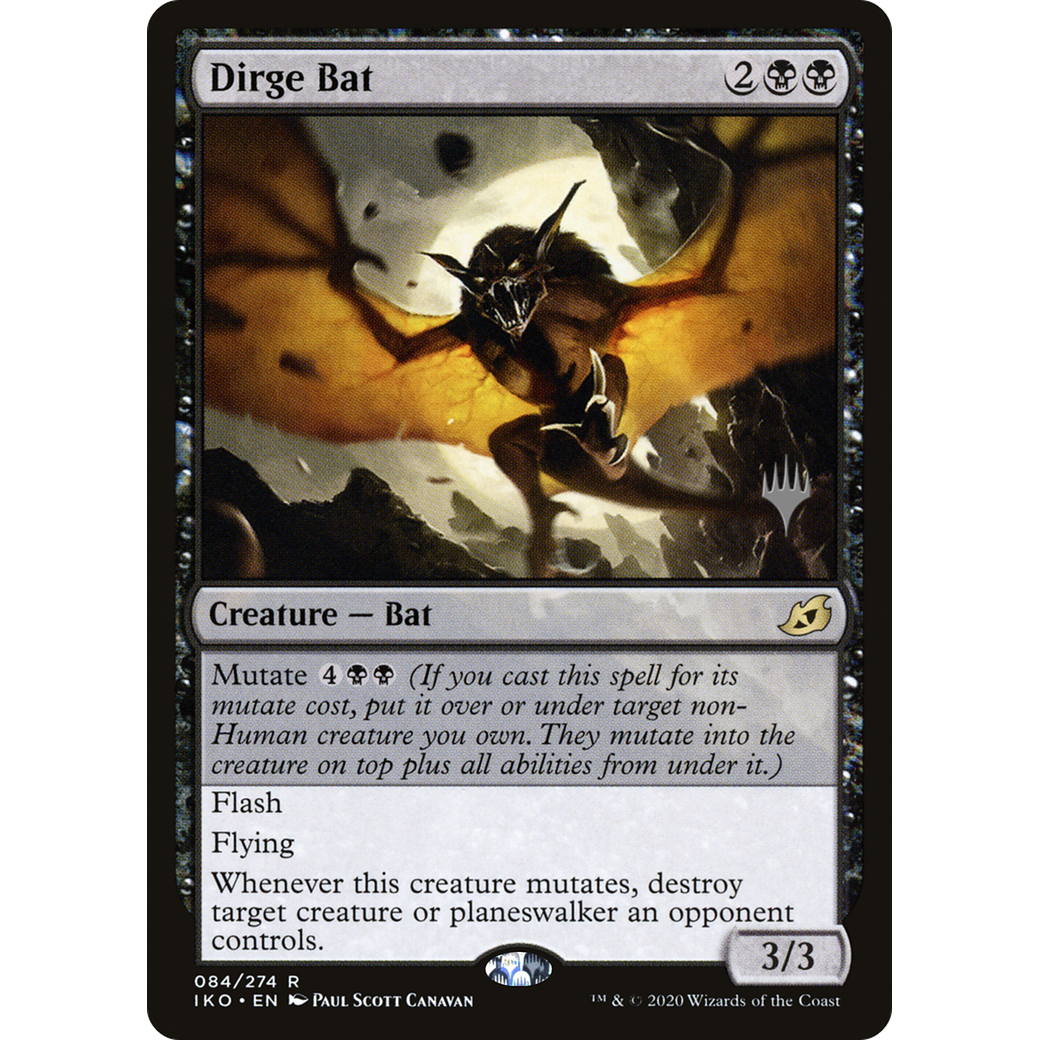 Dirge Bat (PPIKO-084) - Ikoria: Lair of Behemoths Promos