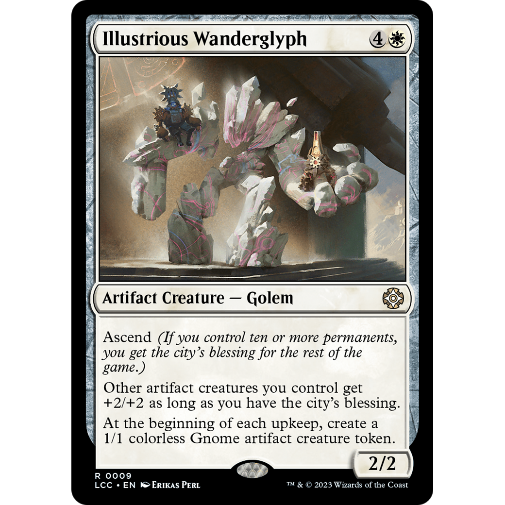 Illustrious Wanderglyph (LCC-009) - The Lost Caverns of Ixalan Commander Foil