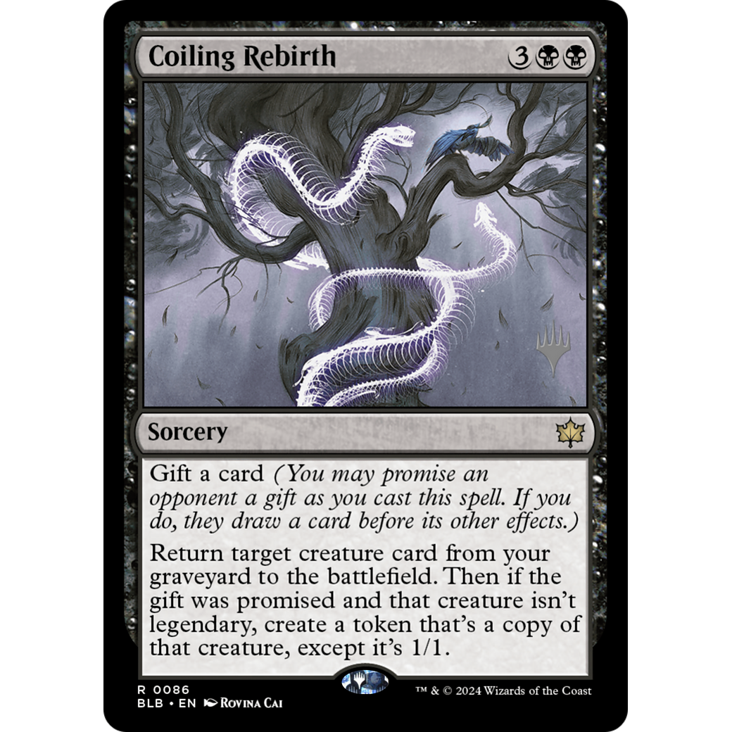 Coiling Rebirth (PPBLB-86P) - Bloomburrow Promos Foil