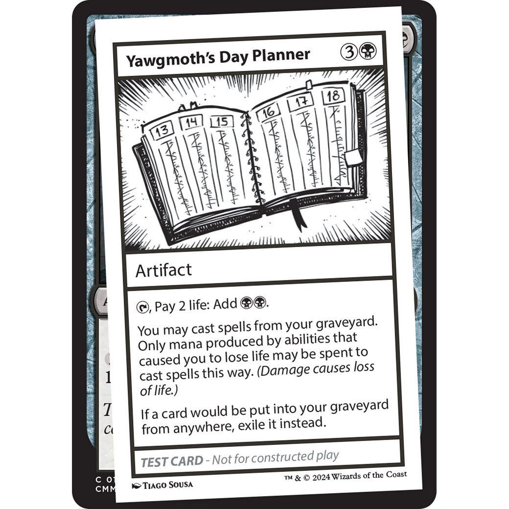 Yawgmoth's Day Planner (MB2PC-) - Mystery Booster 2