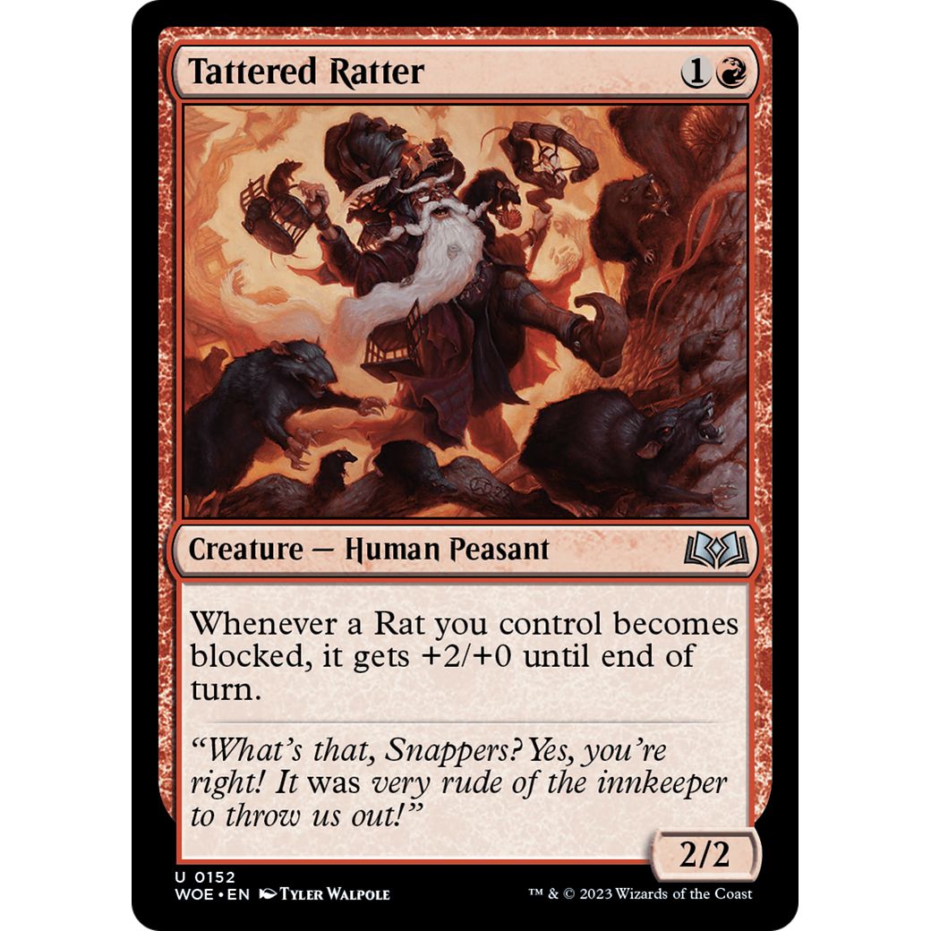 Tattered Ratter (WOE-152) - Wilds of Eldraine
