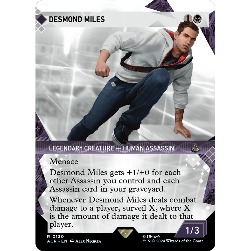 Desmond Miles (Showcase) (ACR-130) - Assassin's Creed: (Showcase) (Borderless)