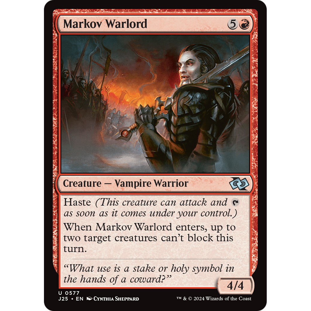 Markov Warlord (J25-577) - Foundations Jumpstart
