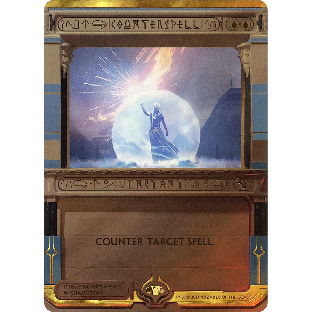 Counterspell (MPS2-010) - Amonkhet Invocations (Borderless) Foil