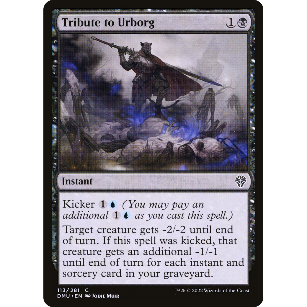 Tribute to Urborg (DMU-113) - Dominaria United Foil