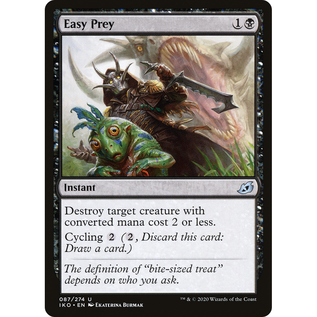 Easy Prey (IKO-087) - Ikoria: Lair of Behemoths Foil