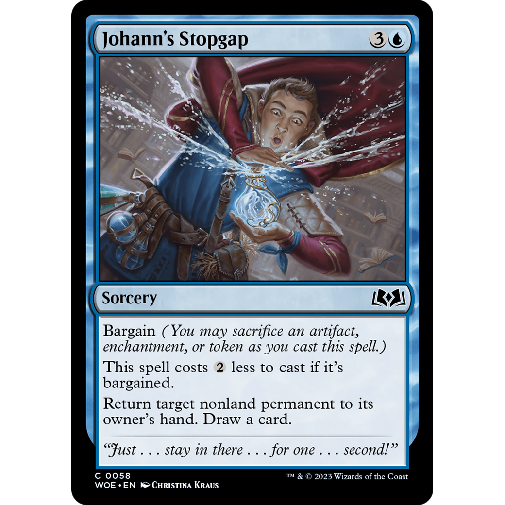 Johann's Stopgap (WOE-058) - Wilds of Eldraine