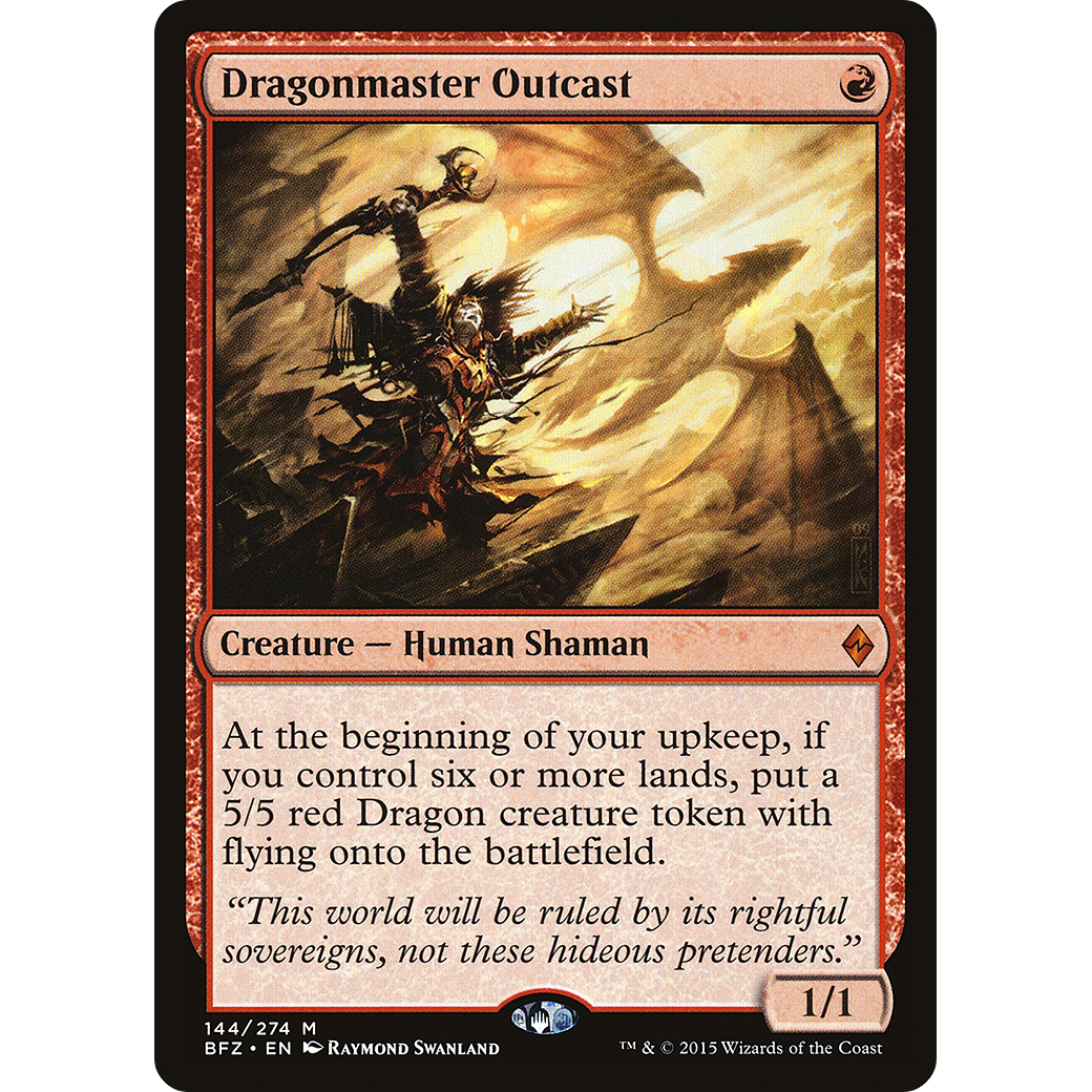 Dragonmaster Outcast (BFZ-144) - Battle for Zendikar