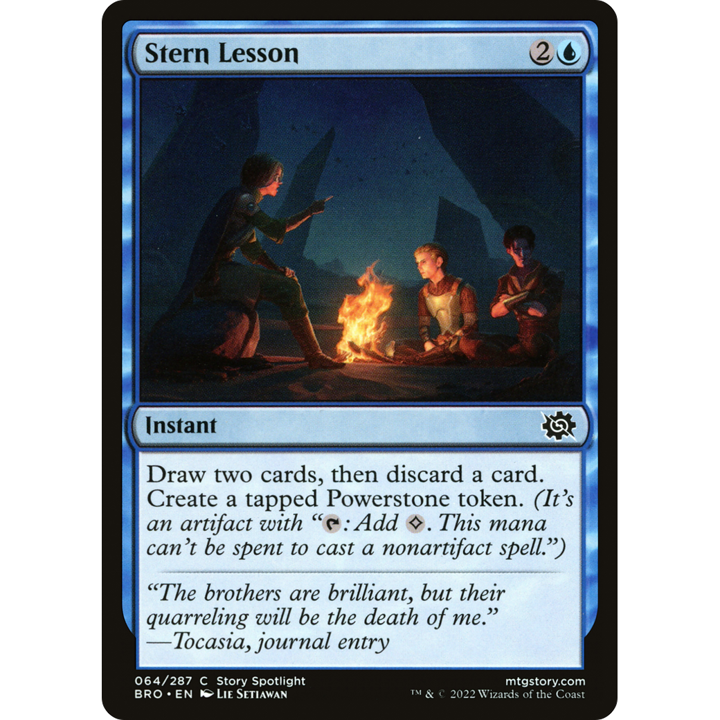 Stern Lesson (BRO-064) - The Brothers' War
