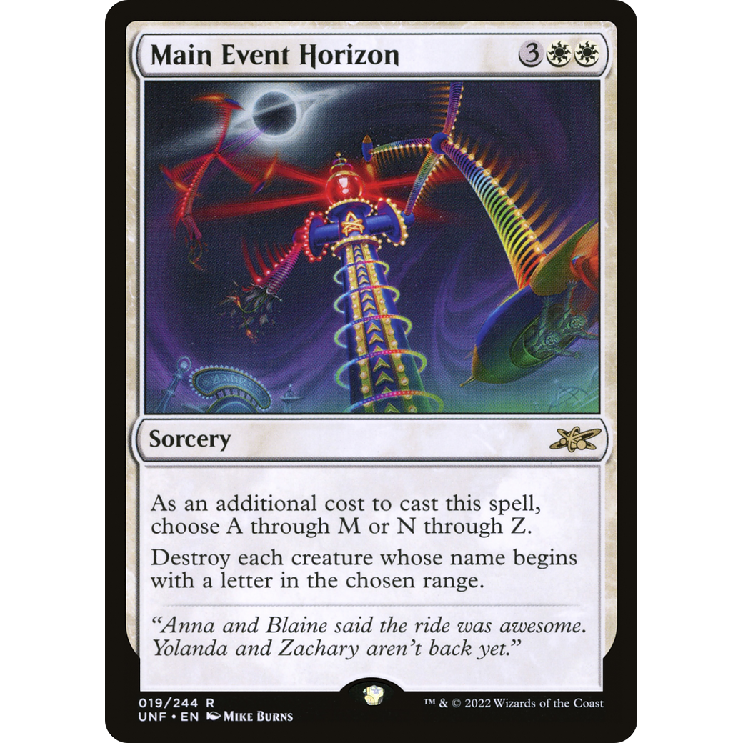 Main Event Horizon (UNF-019) - Unfinity Foil