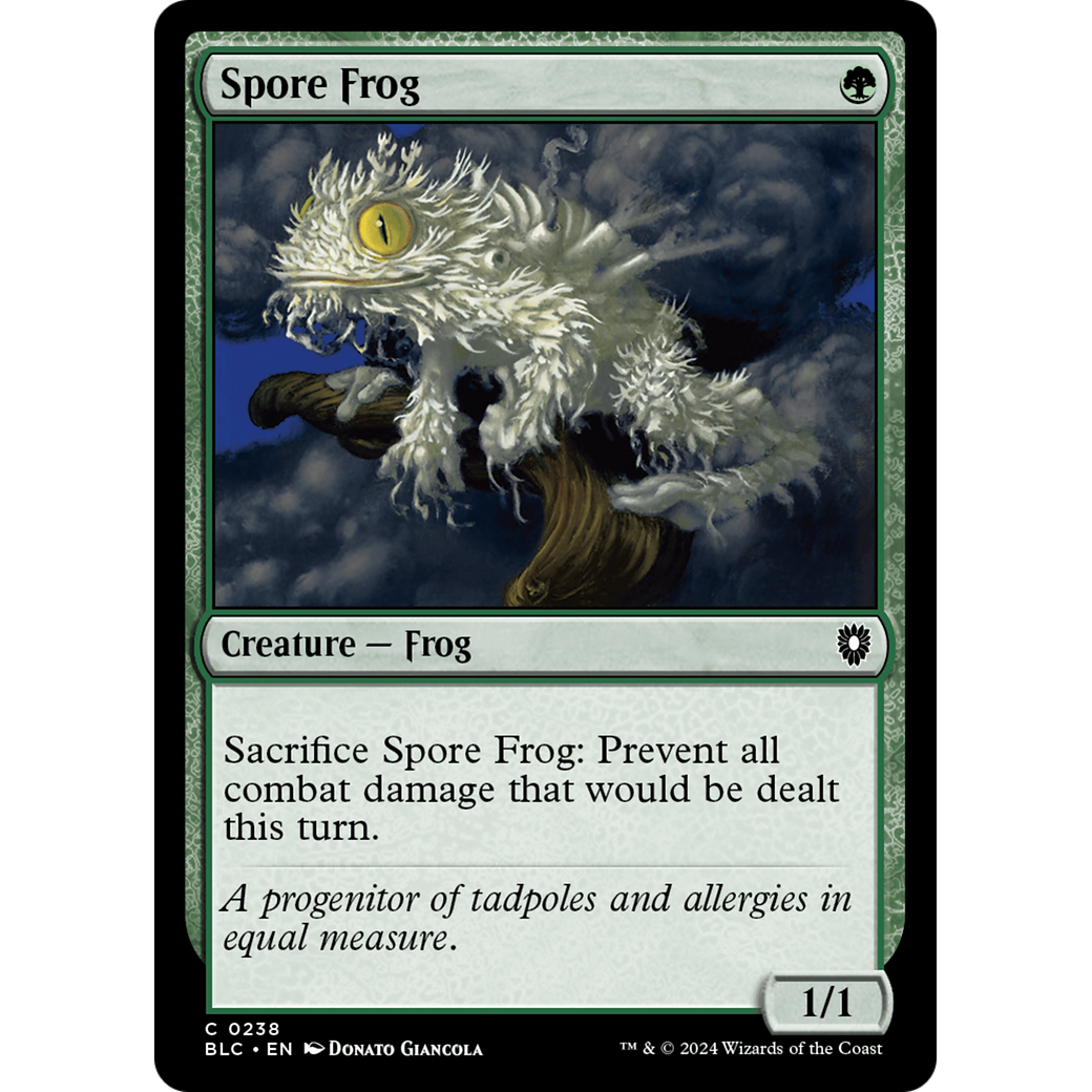 Spore Frog (BLC-238) - Bloomburrow Commander