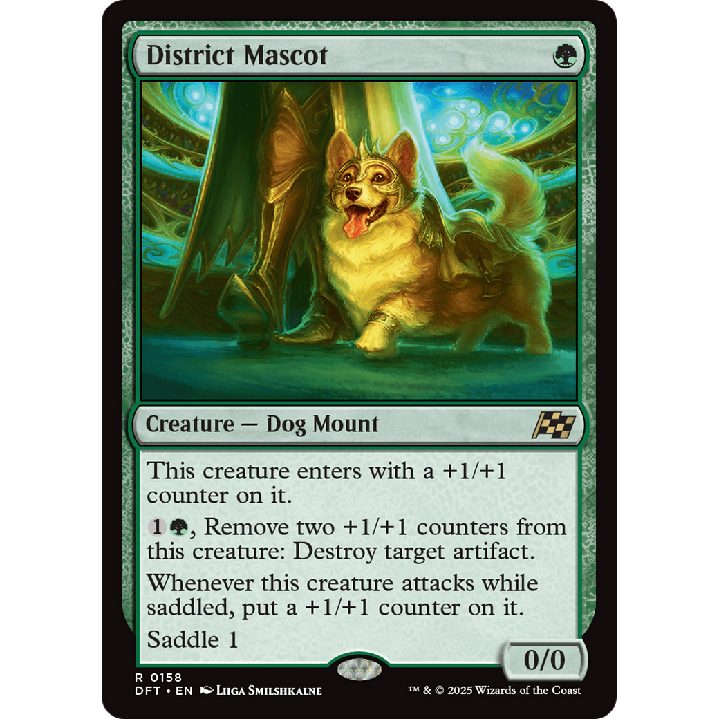 District Mascot (DFT-158) - Aetherdrift Foil