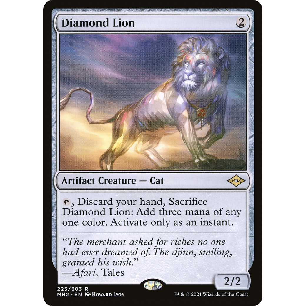 Diamond Lion (MH2-225) - Modern Horizons 2 Foil