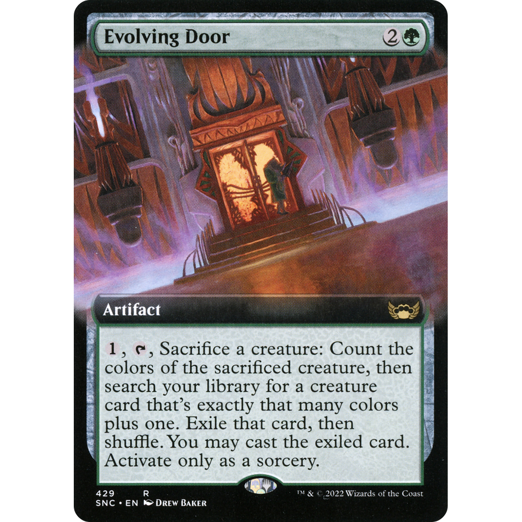 Evolving Door (Extended Art) (SNC-429) - Streets of New Capenna: (Extended Art) Foil