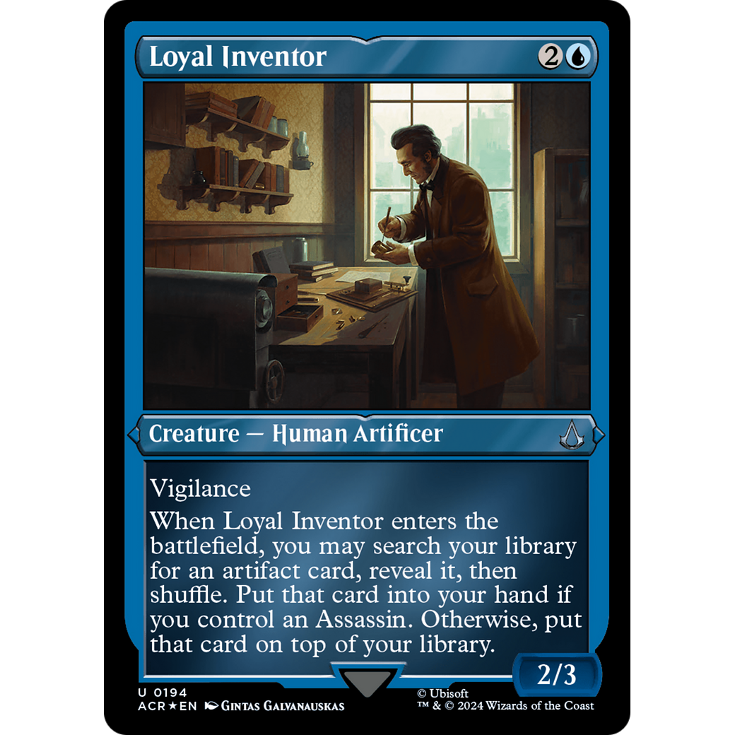 Loyal Inventor (ACR-194) - Assassin's Creed Etched Foil