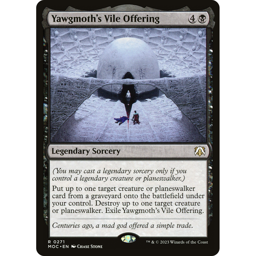 Yawgmoth's Vile Offering (MOC-271) - March of the Machine Commander