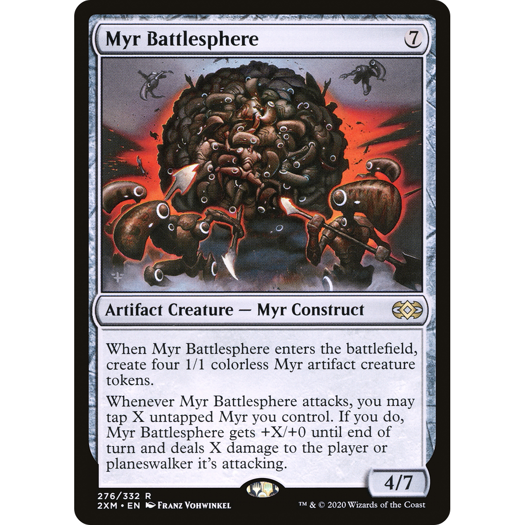 Myr Battlesphere (2XM-276) - Double Masters Foil