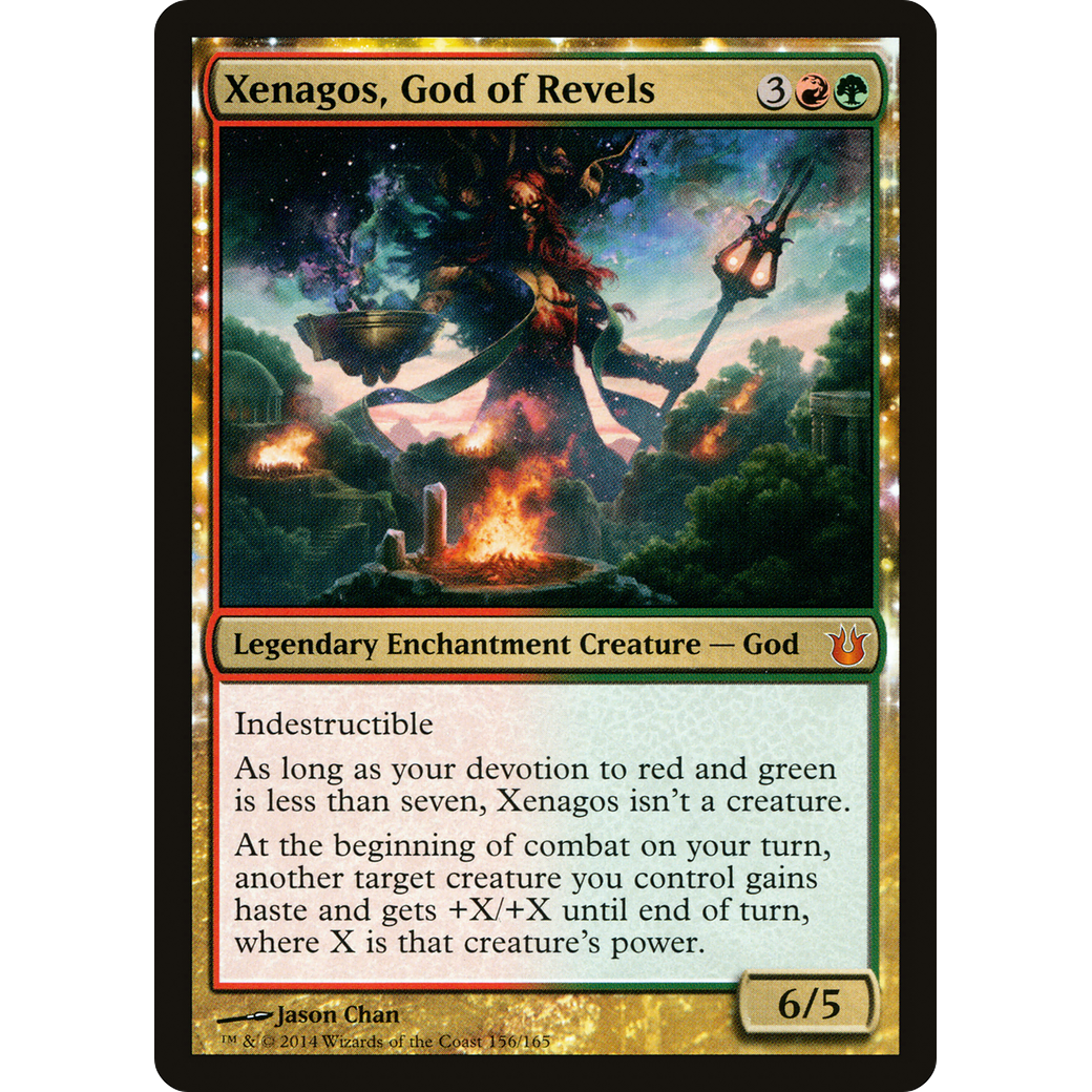 Xenagos, God of Revels (BNG-156) - Born of the Gods: (enchantment)