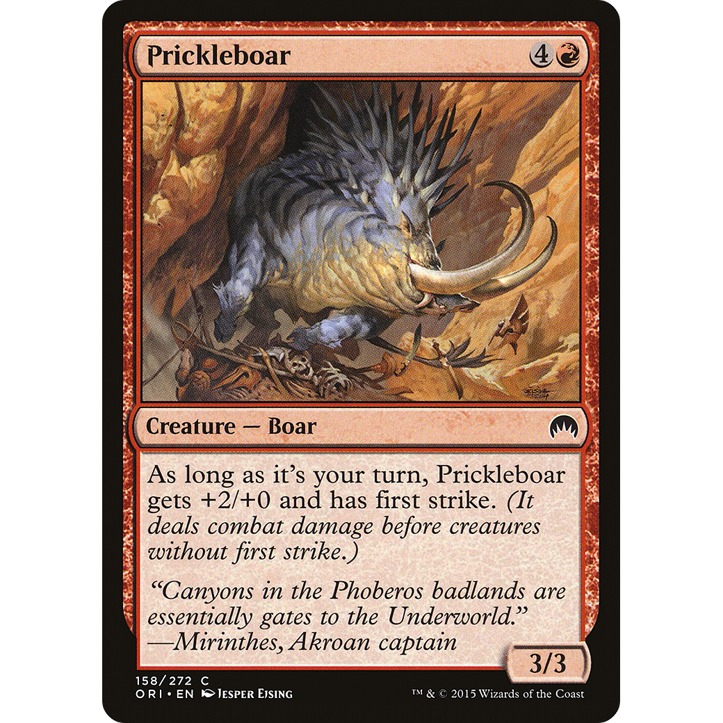 Prickleboar (ORI-158) - Magic Origins Foil