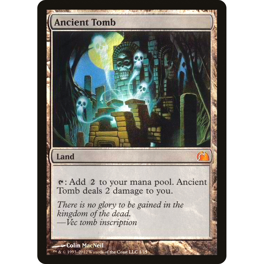 Ancient Tomb (V12-001) - From the Vault: Realms Foil