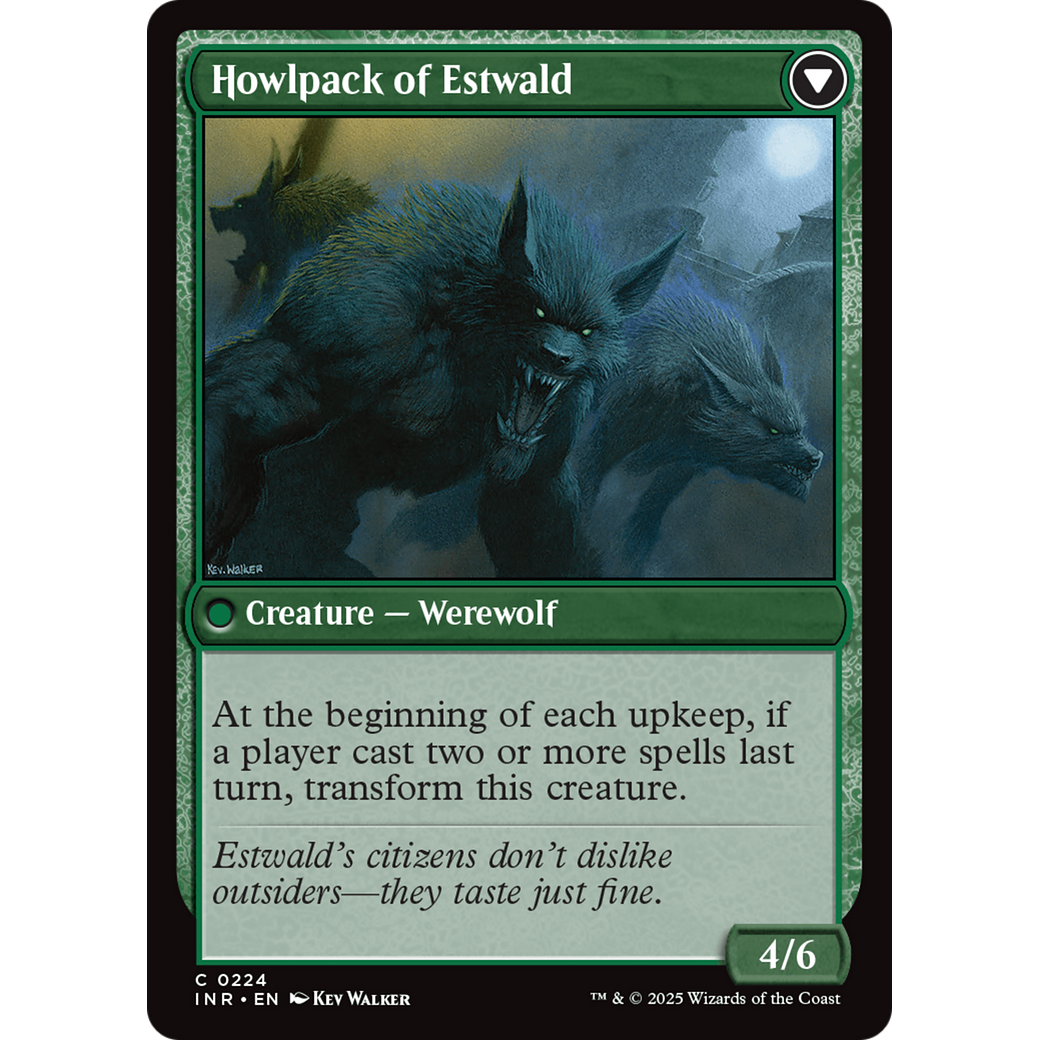 Villagers of Estwald // Howlpack of Estwald (INR-224) - Innistrad Remastered