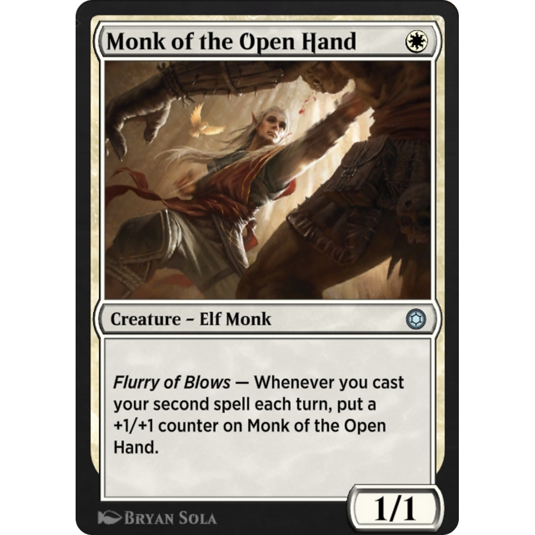 Monk of the Open Hand (HBG-096) - Alchemy Horizons: Baldur's Gate