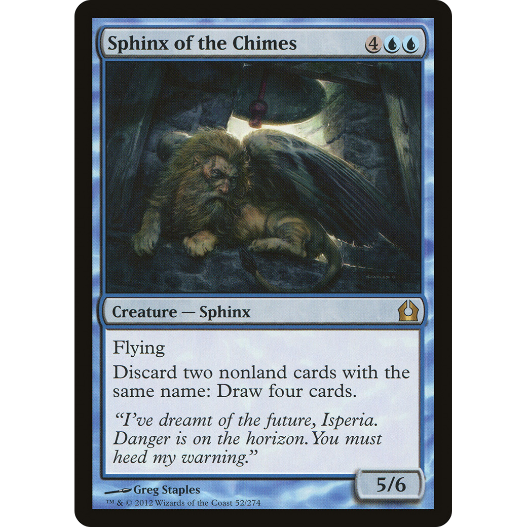 Sphinx of the Chimes (RTR-052) - Return to Ravnica