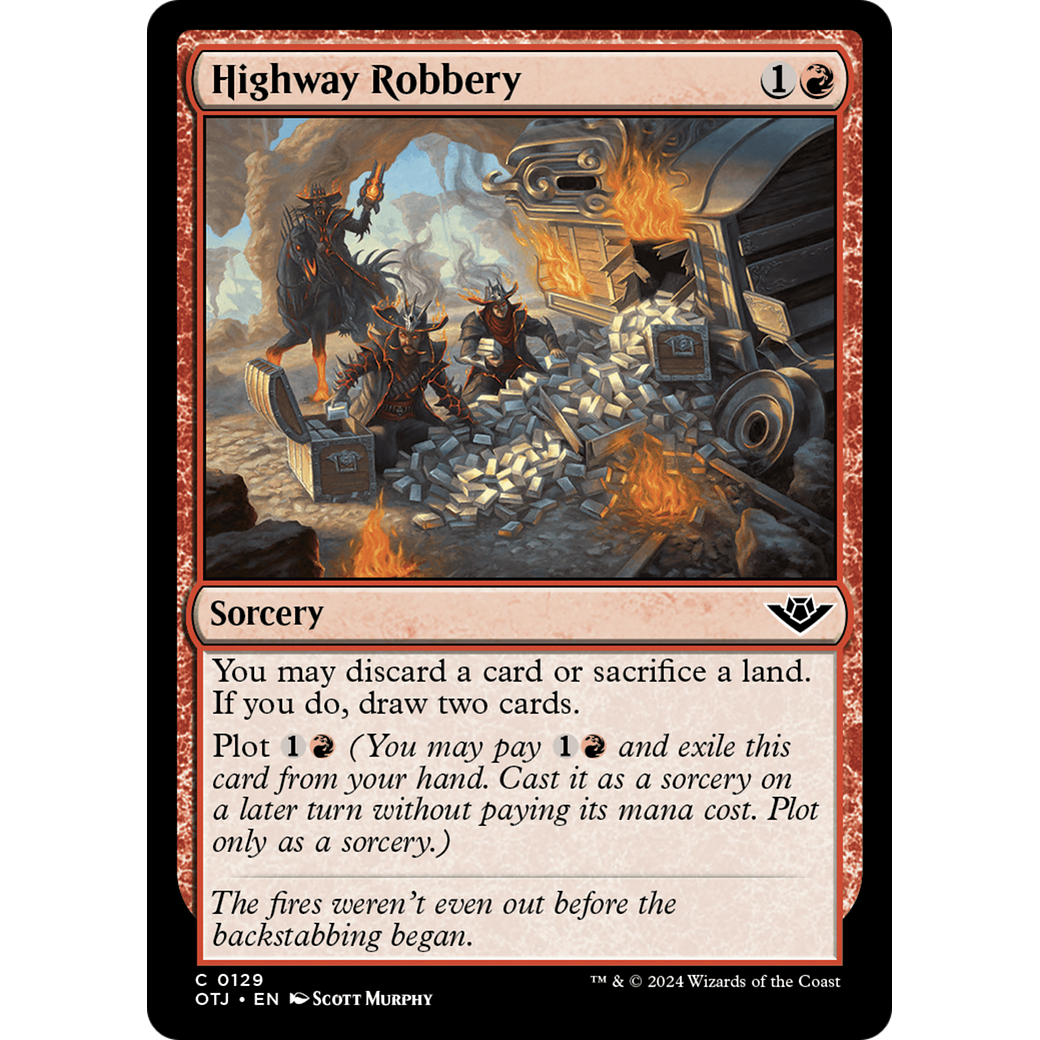 Highway Robbery (OTJ-129) - Outlaws of Thunder Junction Foil