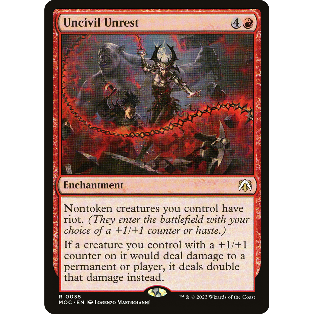 Uncivil Unrest (MOC-035) - March of the Machine Commander