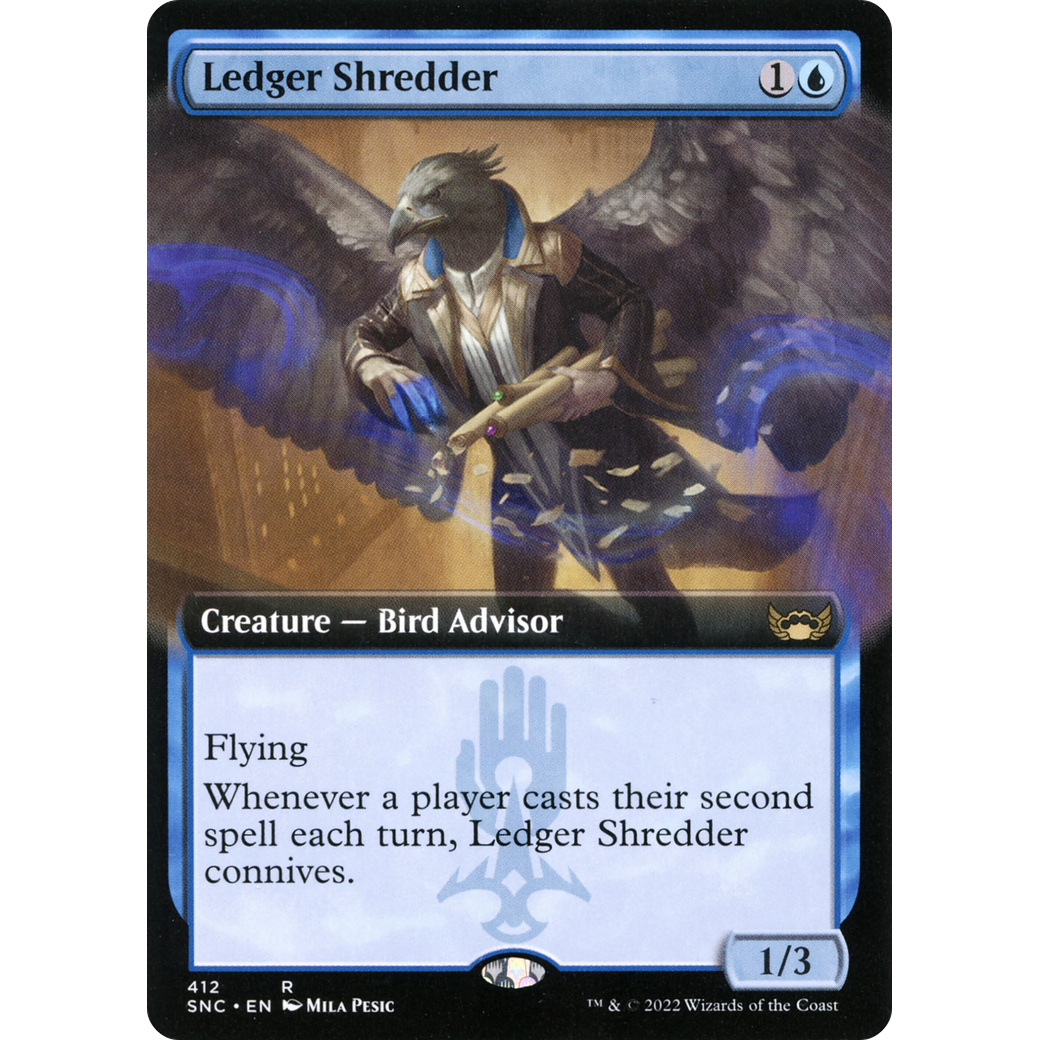Ledger Shredder (Extended Art) (SNC-412) - Streets of New Capenna: (Extended Art) Foil