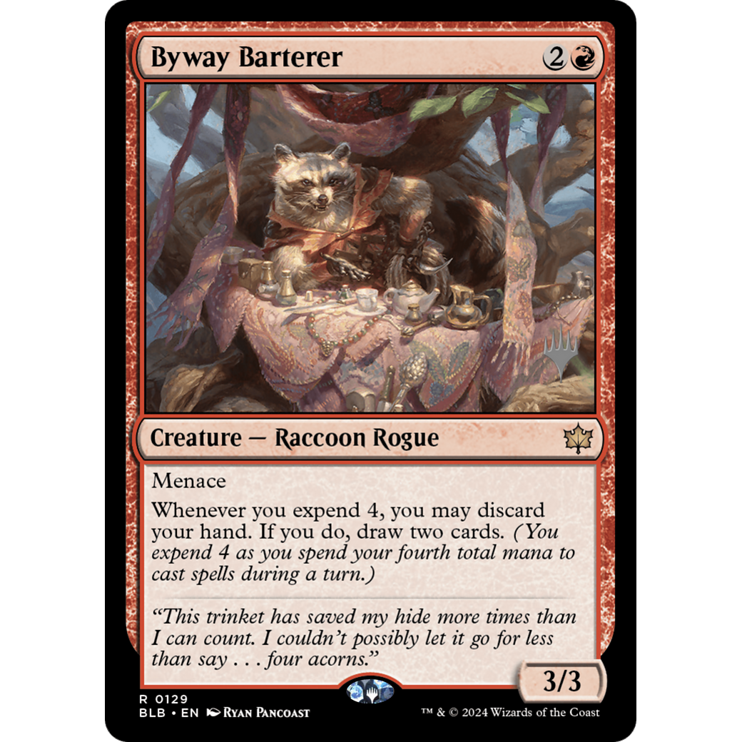 Byway Barterer (PPBLB-129P) - Bloomburrow Promos Foil