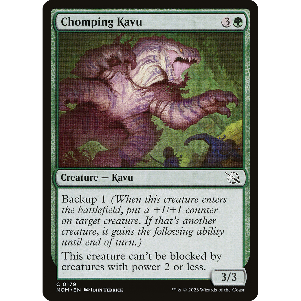 Chomping Kavu (MOM-179) - March of the Machine Foil